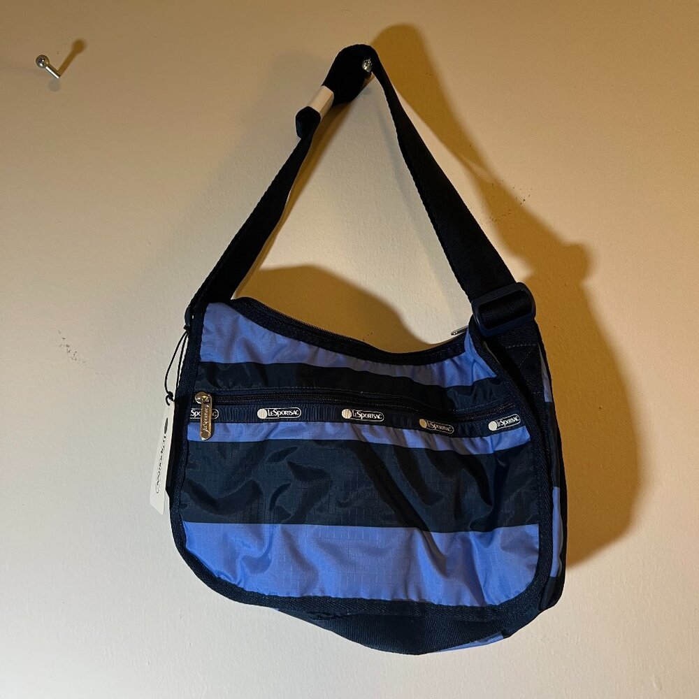 COPY - LeSportsac Classic Hobo Crossbody Bag + Cosmetic Bag, Classic Rugby Peri…